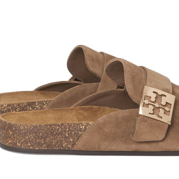 Tory Burch Suede Mellow Mule – River Rock - Picture 4 of 9